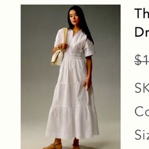 NWT Anthropologie Somerset maxi shirt dress